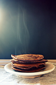 Czekoladowe pancakes