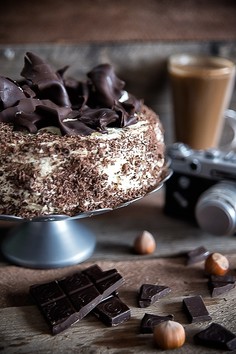 Tort cappuccino z czekoladą